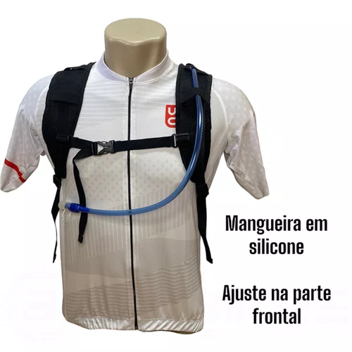MOCHILA DE HIDRATAÇÃO OGGI HACKER RACE ROSA 2L