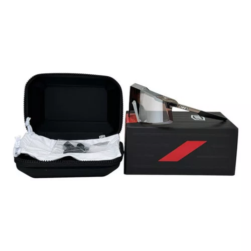 OCULOS 100% AEROCRAFT GLOSS BLACK CHROME HIPER SILVER MIRROR