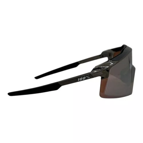 OCULOS 100% AEROCRAFT GLOSS BLACK CHROME HIPER SILVER MIRROR