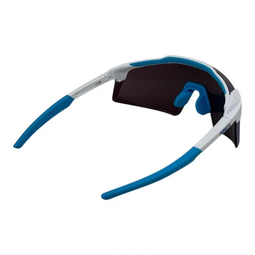 OCULOS 100% AEROCRAFT - MATTE WHITE - HIPER BLUE MIRROR LENS