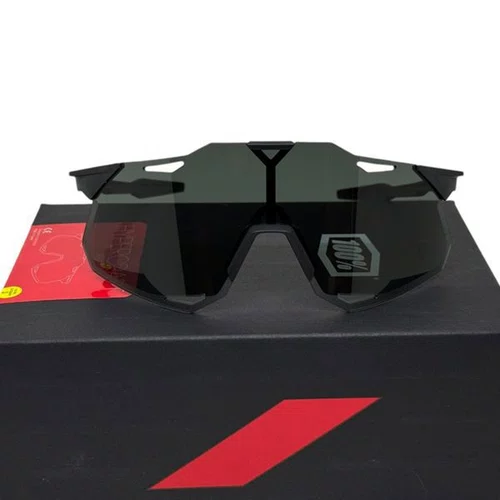 OCULOS 100% HYPERCRAFT XS MATTE BLACK SMOKE LENS PRETO