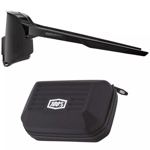 OCULOS 100% S3 GLOSS BLACK MATTE BLACK BLACK MIRROR PRETO