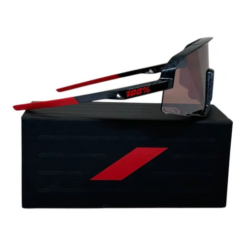 OCULOS 100% SLENDALE GLOSS CARBON FIBER HIPER CRIMSON SILVER