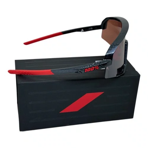 OCULOS 100% SLENDALE GLOSS CARBON FIBER HIPER CRIMSON SILVER