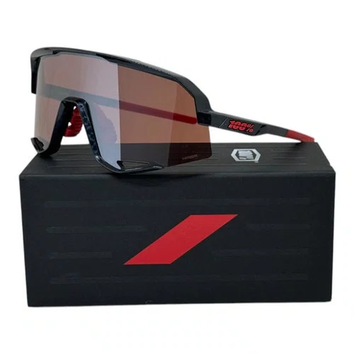 OCULOS 100% SLENDALE GLOSS CARBON FIBER HIPER CRIMSON SILVER