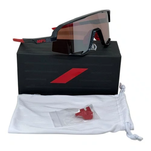 OCULOS 100% SLENDALE GLOSS CARBON FIBER HIPER CRIMSON SILVER