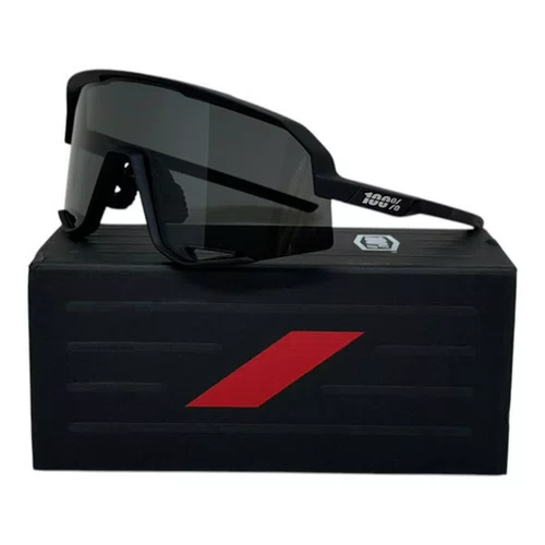 OCULOS 100% SLENDALE MATTE BLACK SMOKE LENS