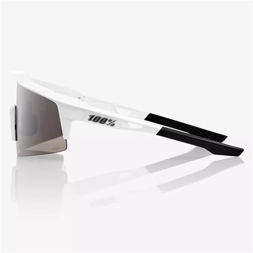 OCULOS ESPORTIVO 100% SPEEDCRAFT SL BRANCO/PRETO HIPER