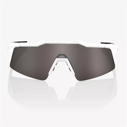 OCULOS ESPORTIVO 100% SPEEDCRAFT SL BRANCO/PRETO HIPER