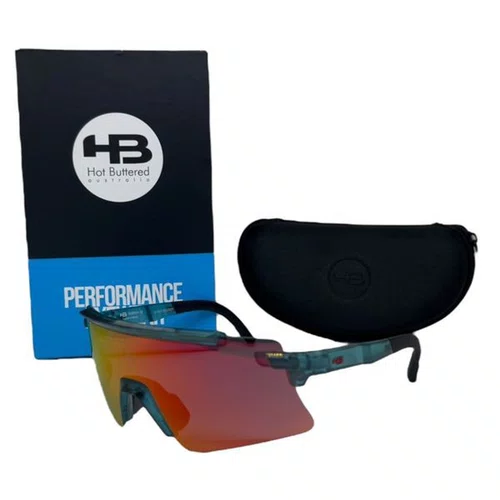 OCULOS CICLISMO HB APEX GLOSS PINE GREEN LENTE RED CHROME