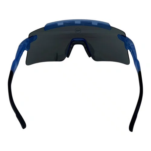 OCULOS CICLISMO HB APEX WAVY MATTE BLUE LENTE GREEN CHROME