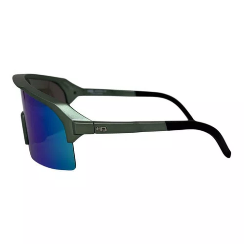 OCULOS CICLISMO HB EDGE METALLIC GREEN LENTE GREEN CHROME