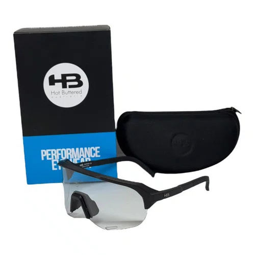 OCULOS CICLISMO HB EDGE R MATTE BLACK LENTE FOTOCROMATICA