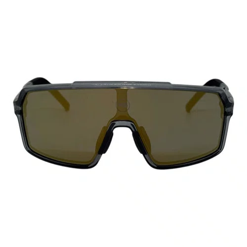 OCULOS CICLISMO HB GRINDER DARK BLUISH GRAY LENTE GOLD CHROM