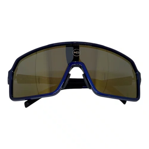 OCULOS CICLISMO HB GRINDER METALLIC BLUE LENTE GOLD CHROME