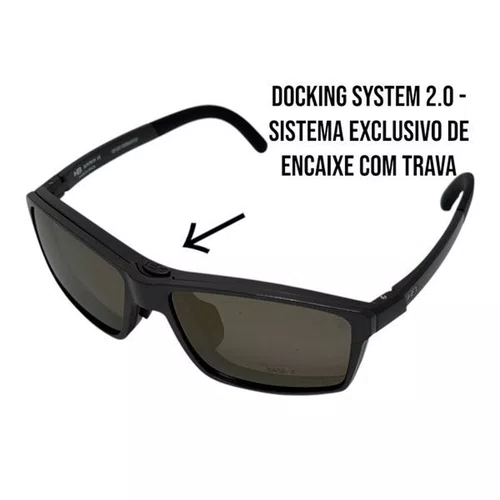 OCULOS CICLISMO HB PRESTO 2.0 GRAPHENE LENTE GOLD CHROME