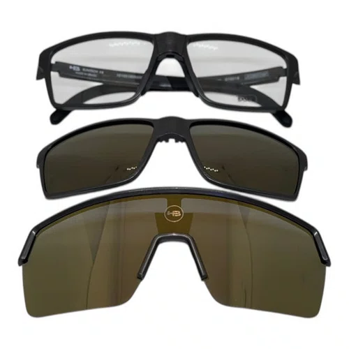 OCULOS CICLISMO HB PRESTO 2.0 GRAPHENE LENTE GOLD CHROME