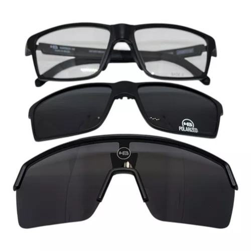 OCULOS CICLISMO HB PRESTO 2.0 MATTE BLACK LENTE GRAY