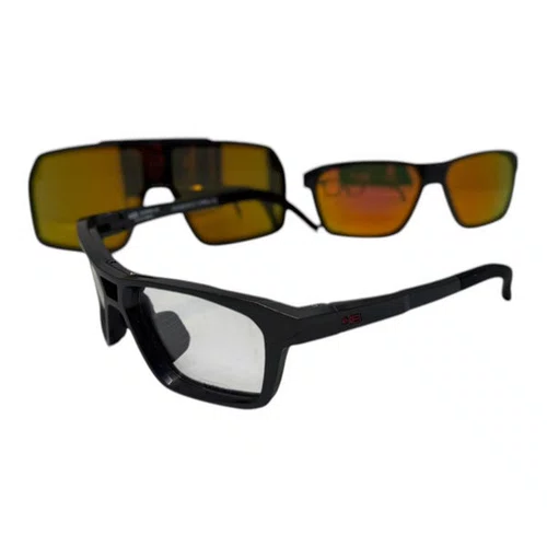 OCULOS CICLISMO HB PRESTO GRAPHENE LENTE RED/ORANGE CHROME