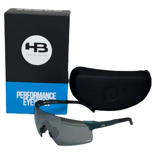 OCULOS ESPORTIVO HB QUAD R 2.0 DARK GREEN LENTE SILVER