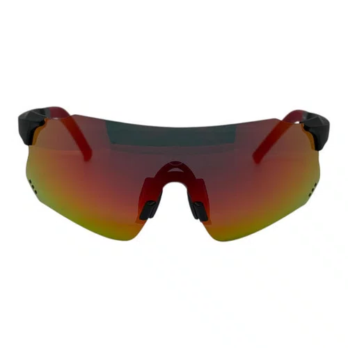 OCULOS CICLISMO HB QUAD X 2.0 MATTE BLACK LENTE RED CHROME
