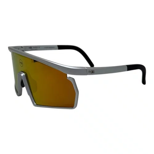 OCULOS CICLISMO HB SPINNER MATTE ALUMINIO/BLACK LENTE RED CH
