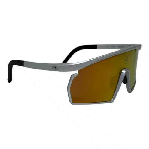 OCULOS CICLISMO HB SPINNER MATTE ALUMINIO/BLACK LENTE RED CH
