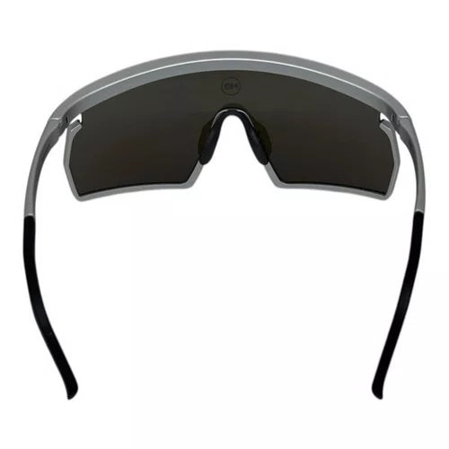 OCULOS CICLISMO HB SPINNER MATTE ALUMINIO/BLACK LENTE RED CH