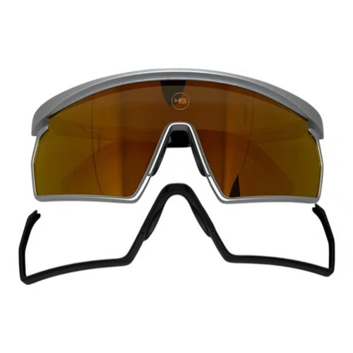 OCULOS CICLISMO HB SPINNER MATTE ALUMINIO/BLACK LENTE RED CH