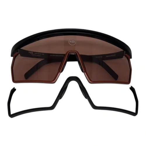 OCULOS CICLISMO HB SPINNER MATTE BLACK/COPPER LENTE AMBER