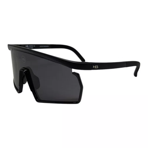 OCULOS CICLISMO HB SPINNER MATTE BLACK/WHITE LENTE GRAY