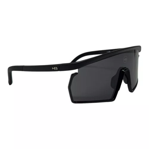 OCULOS CICLISMO HB SPINNER MATTE BLACK/WHITE LENTE GRAY