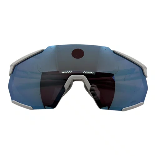 ÓCULOS ESPORTIVO 100% RACETRAP MATTE WHITE HIPER BLUE LENS