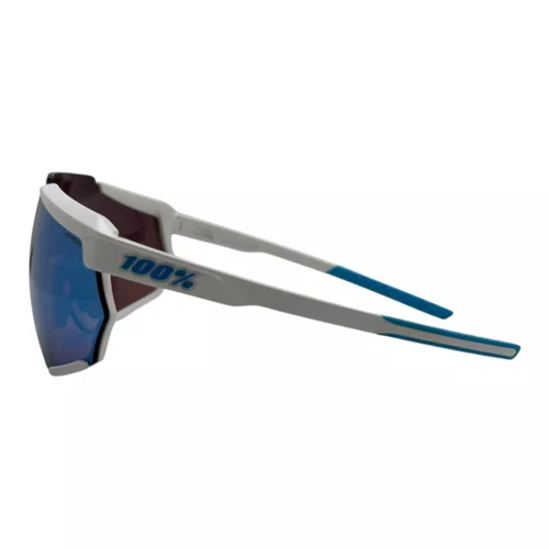 ÓCULOS ESPORTIVO 100% RACETRAP MOVISTAR TEAM WHITE BLUE LENS