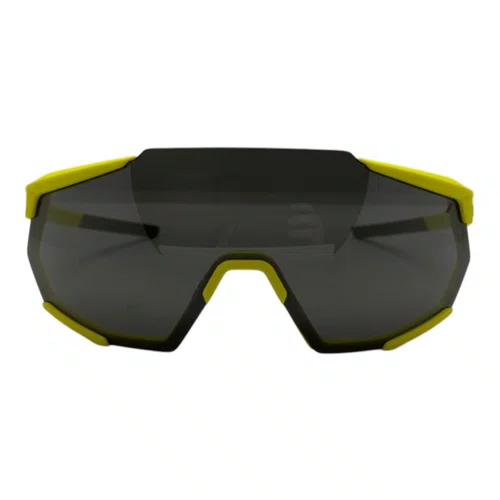 ÓCULOS ESPORTIVO 100% RACETRAP SOFT TACT BANANA  BLACK LENS