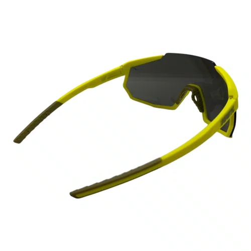 ÓCULOS ESPORTIVO 100% RACETRAP SOFT TACT BANANA  BLACK LENS