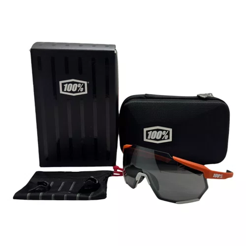 ÓCULOS ESPORTIVO 100% RACETRAP SOFT TACT OXYFIRE BLACK LENS