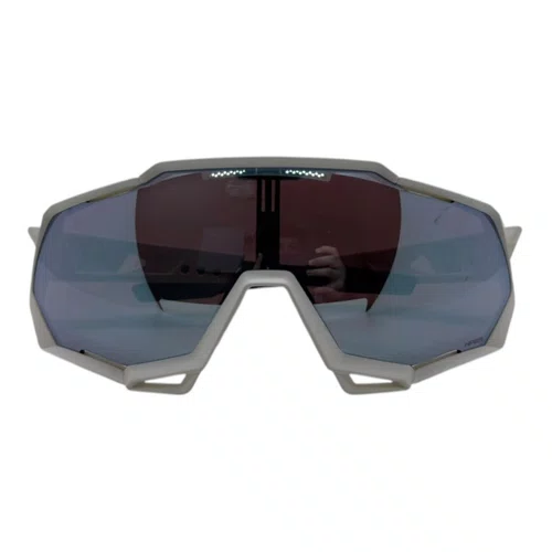 ÓCULOS ESPORTIVO 100% SPEEDTRAP MATTE WHITE HIPER BLUE LENS