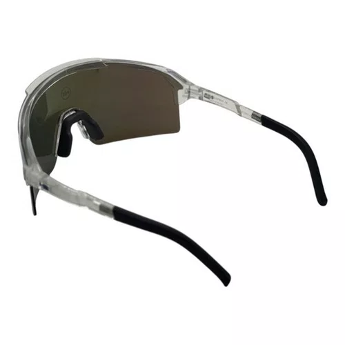 OCULOS ESPORTIVO HB EDGE GLOSS CRYSTAL LENTE BLUE CHROME