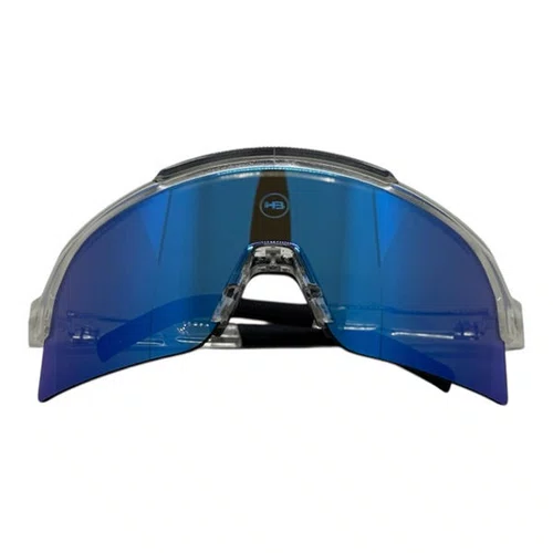 OCULOS ESPORTIVO HB EDGE GLOSS CRYSTAL LENTE BLUE CHROME