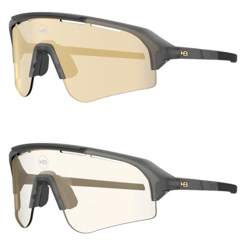 OCULOS ESPORTIVO HB EDGE S M. DARK BLUISH FOTOCROMATICO GOLD
