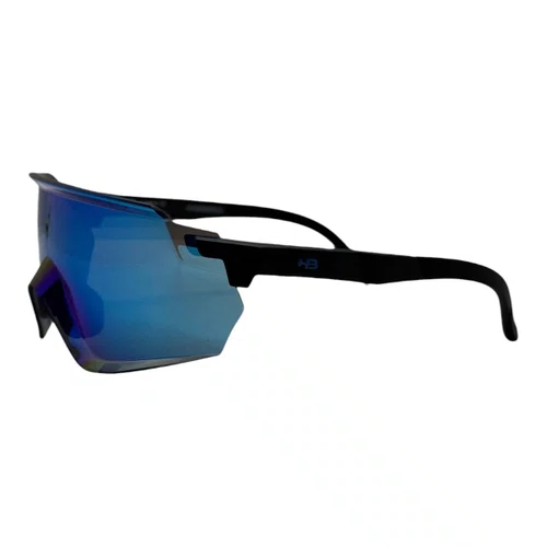 OCULOS ESPORTIVO HB FLARE MATTE BLACK LENTE BLUE CHROME