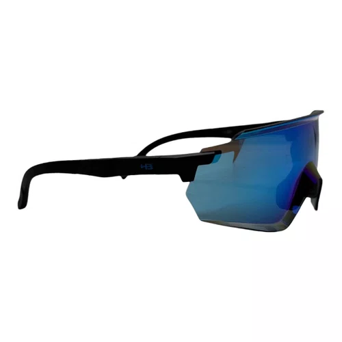 OCULOS ESPORTIVO HB FLARE MATTE BLACK LENTE BLUE CHROME