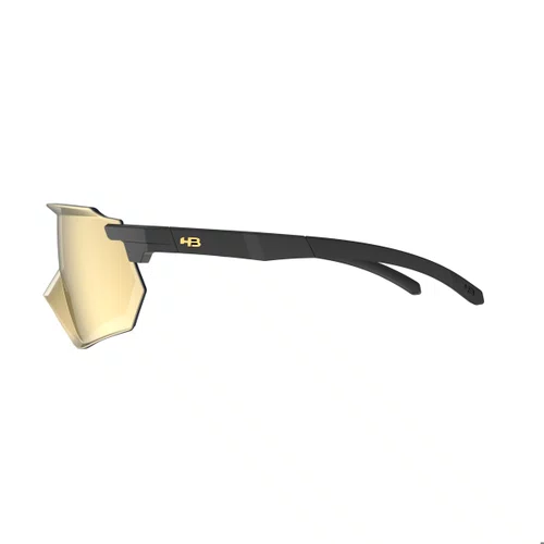 OCULOS ESPORTIVO HB FLARE MATTE BLACK LENTE GOLD CHROME