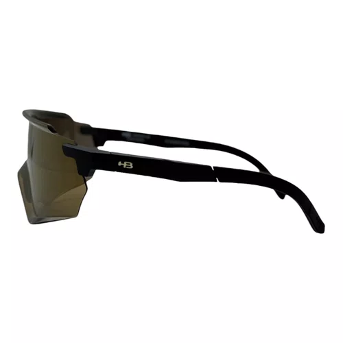OCULOS ESPORTIVO HB FLARE MATTE BLACK LENTE GOLD CHROME