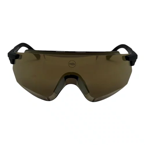 OCULOS ESPORTIVO HB FLARE MATTE BLACK LENTE GOLD CHROME