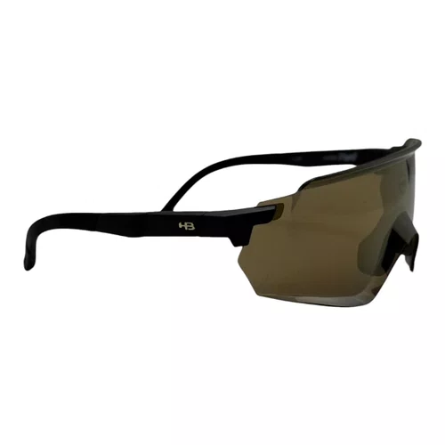 OCULOS ESPORTIVO HB FLARE MATTE BLACK LENTE GOLD CHROME