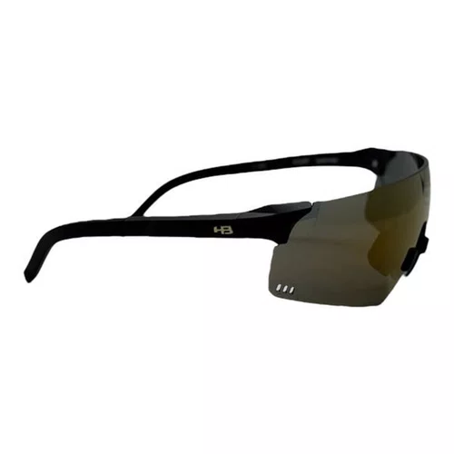 OCULOS ESPORTIVO HB QUAD R 2.0 MATTE BLACK LENTE GOLD CHROME