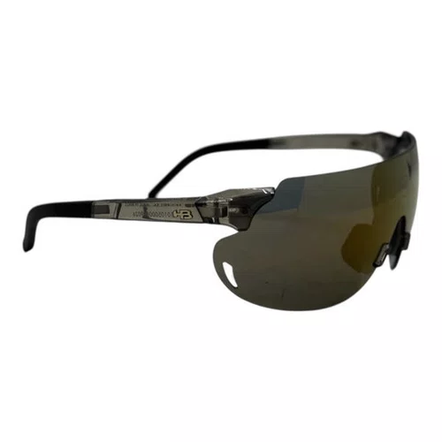 OCULOS ESPORTIVO HB QUAD Z 2.0 GLOSS ONYX GOLD LENTE CHROME