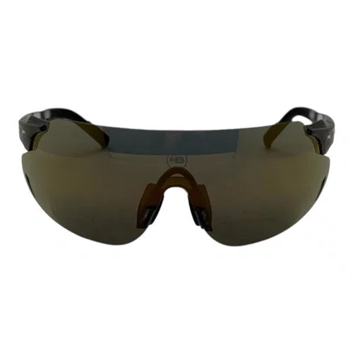 OCULOS ESPORTIVO HB QUAD Z 2.0 GLOSS ONYX GOLD LENTE CHROME